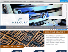 Tablet Screenshot of mercurypubs.com
